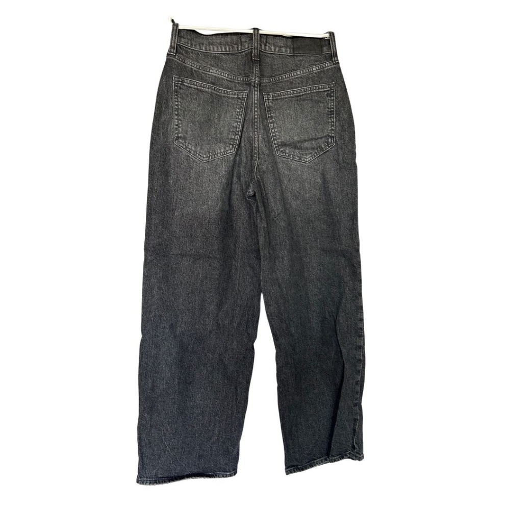 Madewell The Perfect Vintage Wide-Leg Crop Jean Dark Wash Size 27 - Picture 3 of 6